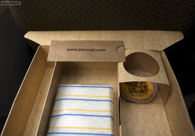 Завтрак в поезде VistaDome.