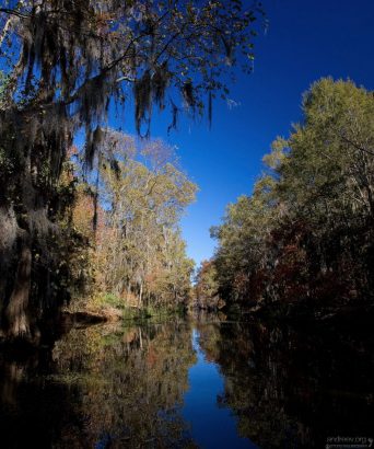 Один из протоков на озере.