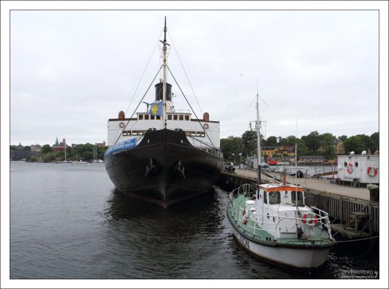 Пирс на острове Djurgården.