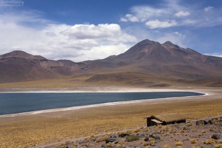 Лагуна Miscanti существует только зимой. Ближе к лету полностью пересыхает.