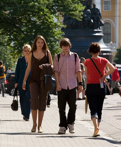 Усталая пара.