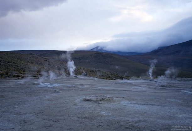El Tatio дымится.