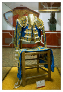 Traje de Luces - парадный костюм матадора. Музей корриды.