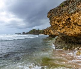 Самая восточная точка острова и деревня Bathsheba.