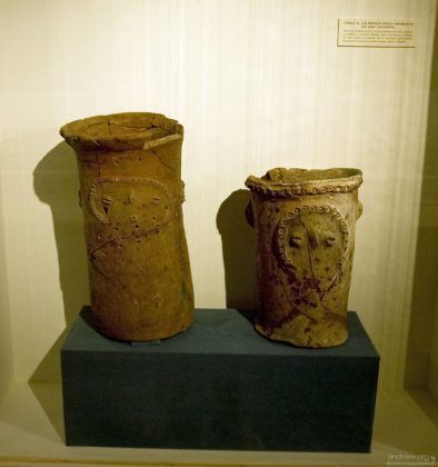 Предметы домашнего обихода коренных индейцев Atacameño. Музей Gustavo Le Paige Archaeological Museum в Сан-Педро.