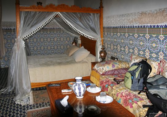 Одна из комнат в риаде "Ghita". Фес.