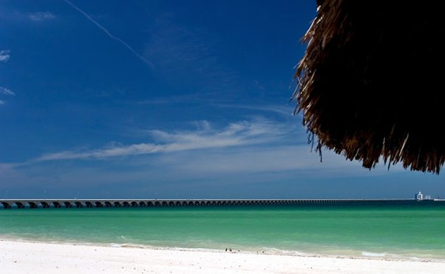 Зеленое побережье Мексиканского залива.