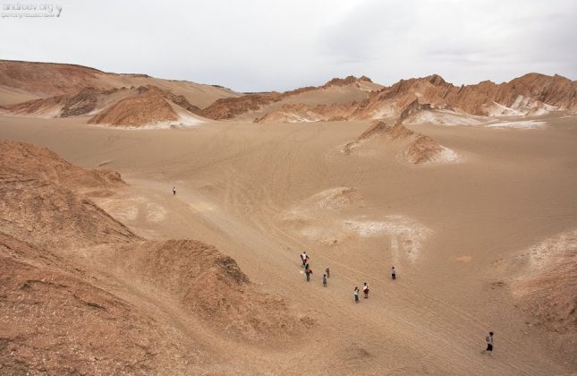 Дюны в Марсовой долине.