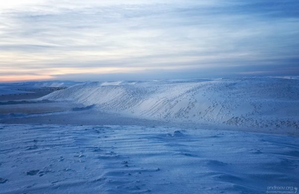 Активно посещаемая дюна.