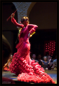 Шикарный наряд танцовщицы. Музей фламенко.