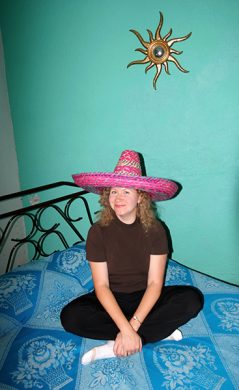 В отеле "Luz en Yucatan" в Мериде. Полуостров Юкатан.