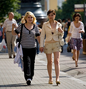 Задорные девушки.