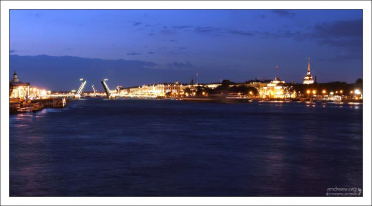 Нева со стороны Васильевского острова.