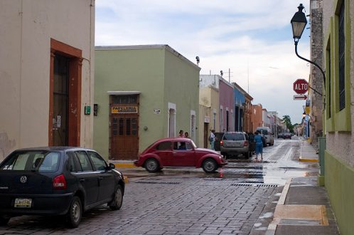 Разноцветные домики Кампече (Campeche).