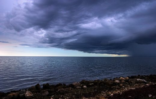 Шторм над Мексиканским заливом.