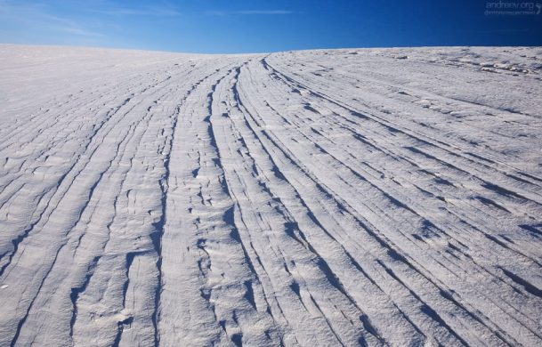 Поперечные, спрессованные дюны.