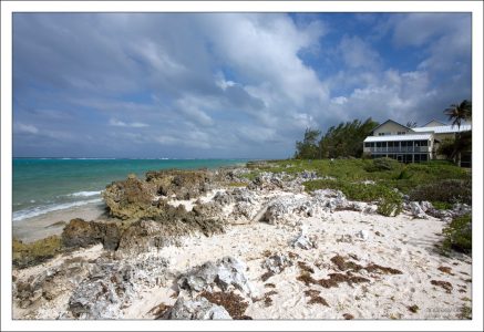Пляжный домик на северной оконечности острова.