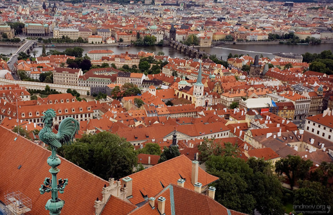 Крыши пражских районов Мала Страна и Старе Место.