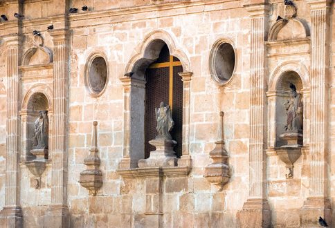 Фасад главного собора Кампече.