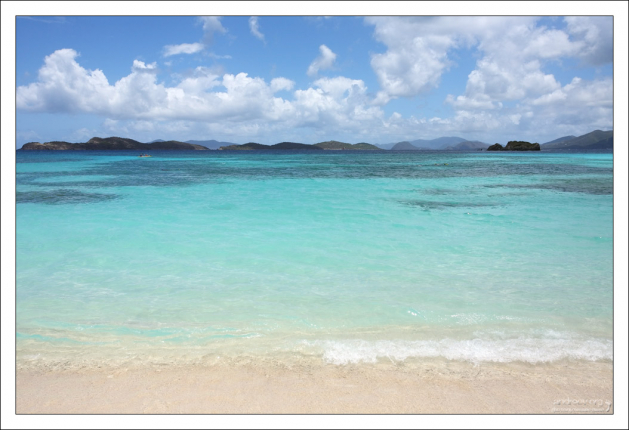 Классический карибский цвет воды.