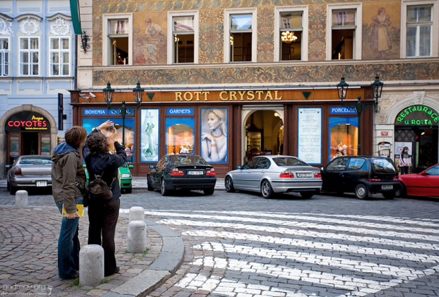 Магазин фарфора, стекла и ювелирных изделий.