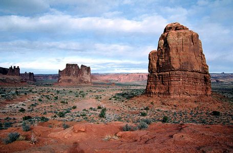 Courthouse Towers. Arches National Park, Юта.