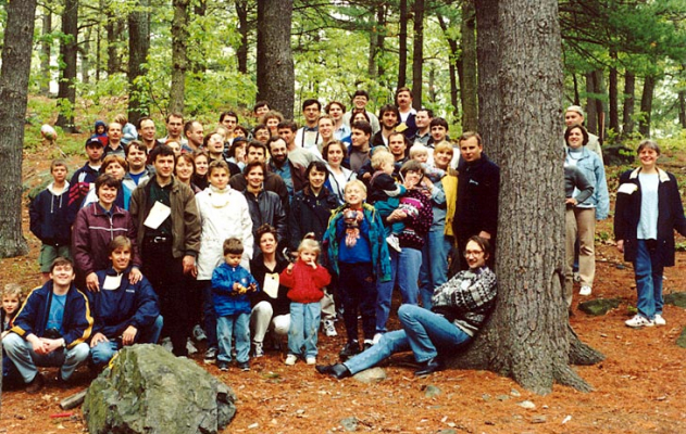 Тусовка russian.z1. Boston, MA. Май, 2000 год.