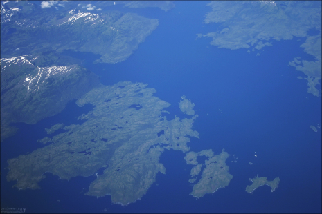 Подлетаем к Аляске.