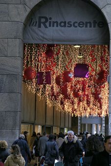 Новогодние распродажи. Милан.