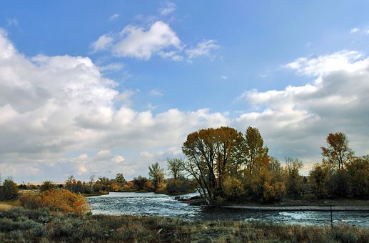 Золотая осень в Юте. В окрестностях города Salt Lake City.