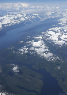 Снежные вершины Аляски.