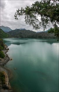 Спокойные зеленые воды залива Качемак.