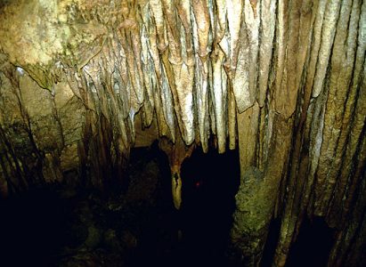 Frozen Niagara. Mammoth Cave, KY.