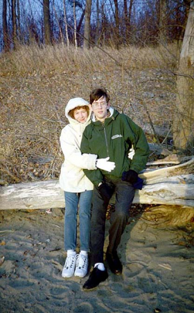 Привал на берегу озера Шамплейн.