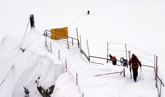 Тропа для смелых. Punta Helbronner (3462 м).