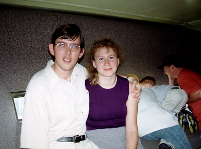 На вершине арки Gateway, внутри. Добирались туда 4 минуты в космических капсулах.