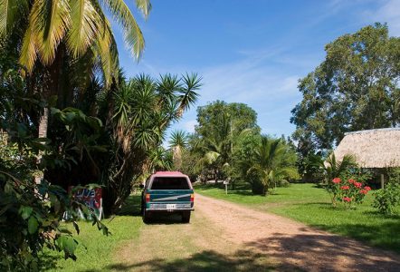 Въезд на плантацию Caesar's Place.