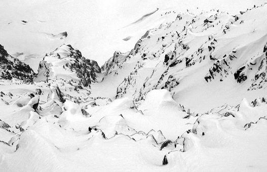 Горный рельеф.