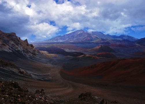 Кратер вулкана Халеакала. Haleakala National Park.