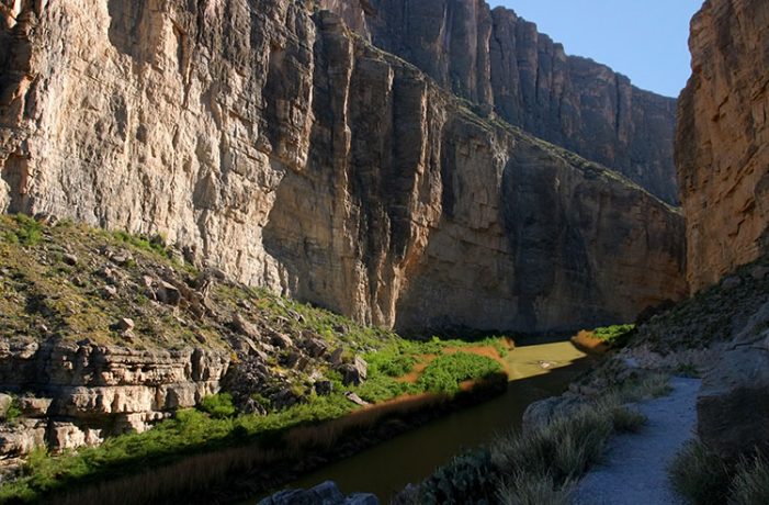 Мексиканская стена каньона Св. Елены.