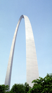 The Gateway Arch.
