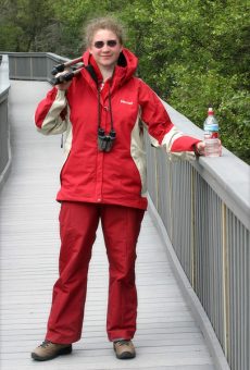 После съемок, по пути в кемпинг.