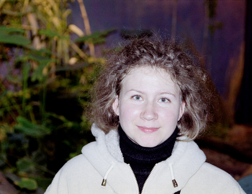 В фойе New England Aquarium'a.