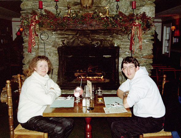 Отдыхая после горных лыж. Ресторан "Shed".