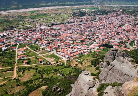 Крыши Каламбаки (Kalambaka).