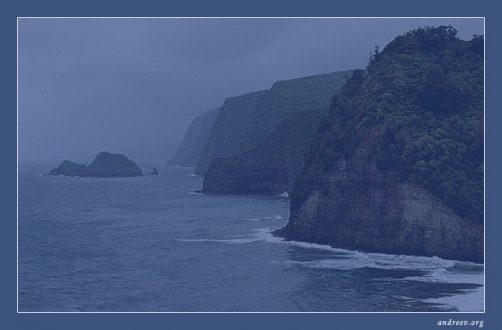 Pololu Valley Lookout - очень живописное место.