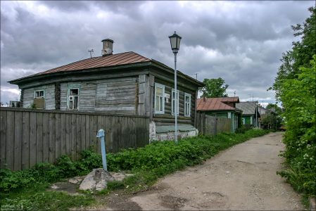 Улочка на периферии Суздаля.