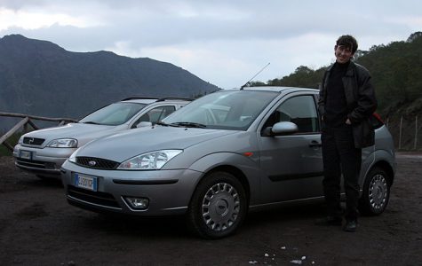 Илья и Форд Фокус турбо дизель на склоне Везувия.