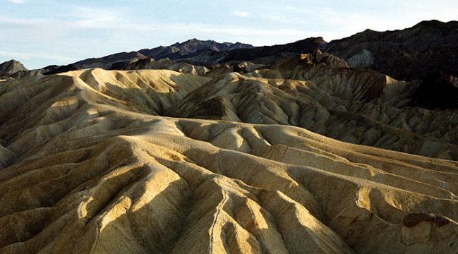 Zabriskie point на закате.