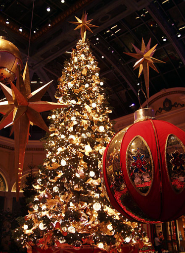 Новогодняя ёлка. Отель "Bellagio".